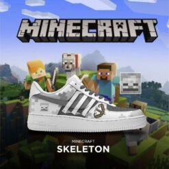 Minecraft Skeleton Air Force Shoes B22