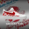 Stranger Things Surver Boy Pizza Air Force Shoes b22