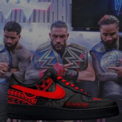 WWE The Bloodline Air Force Shoes b22
