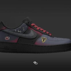 Black Clover Wsecre Air Force Shoes b22