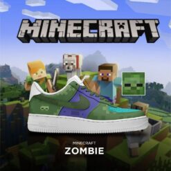 Minecraft Zombie Air Force Shoes B22