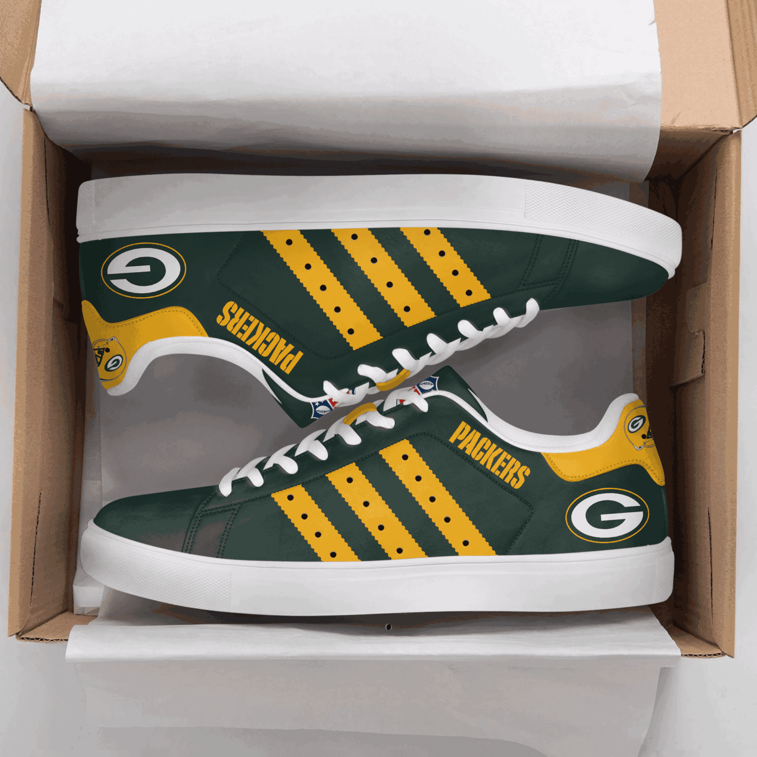 Green Bay Packers Love 1Gg Stan Smith Shoes 1 Green Bay Packers Love 1Gg Stan Smith Shoes