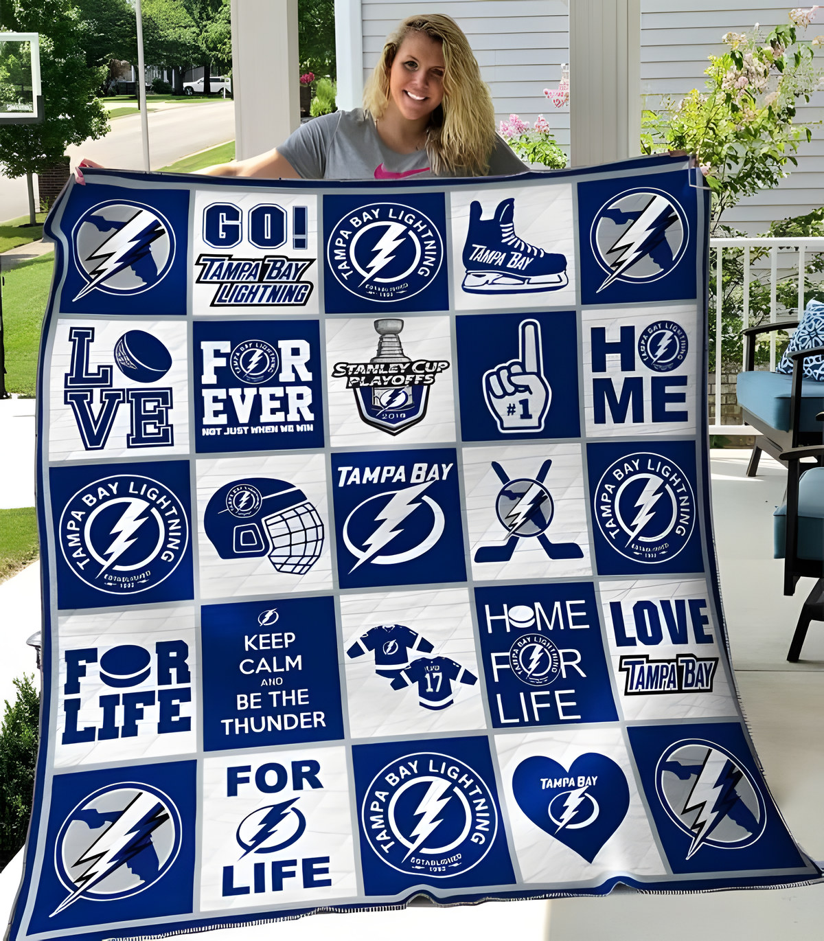 Tampa Bay Lightning Quilt