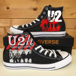 U 2 Band Lover High Top Shoes