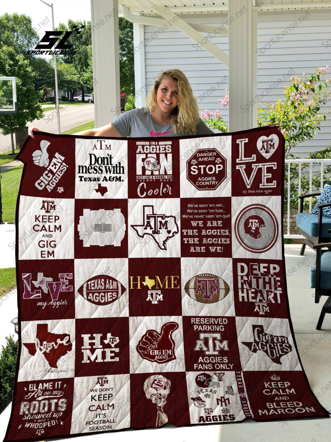 Texas A&m Aggies Quilt 1 Texas A&m Aggies Quilt