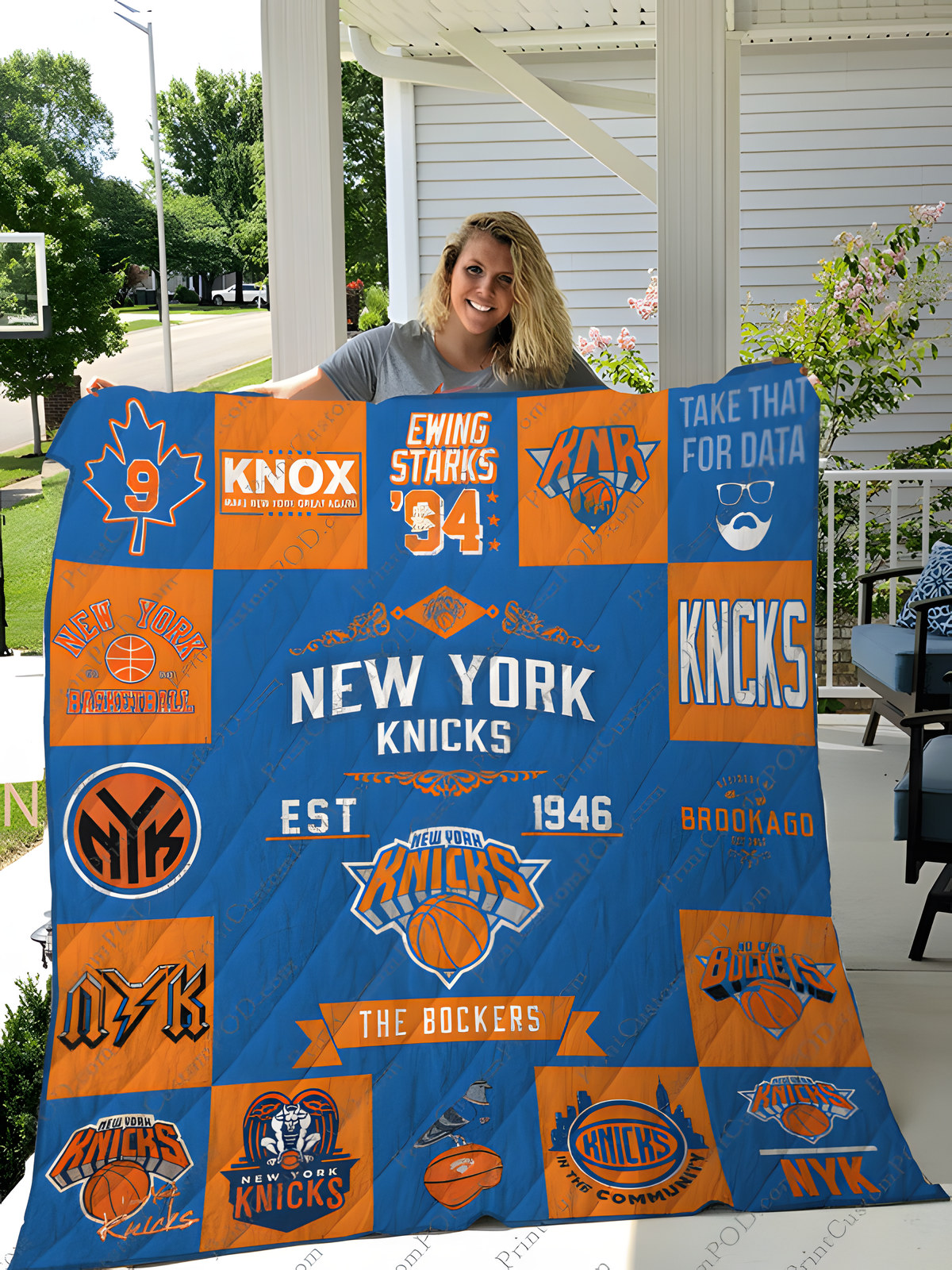 New York Knicks Quilt