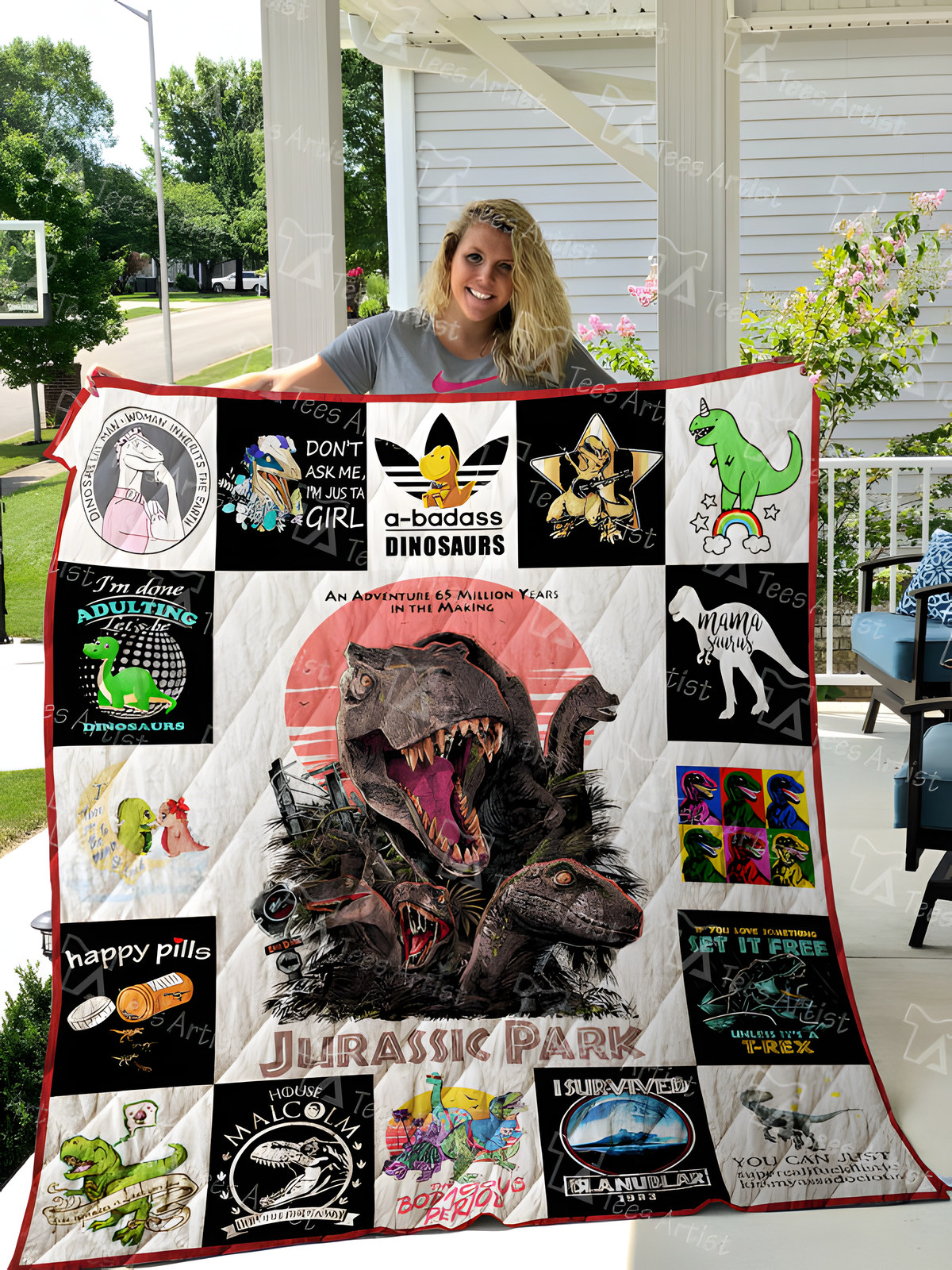 Jurassic Park Quilt