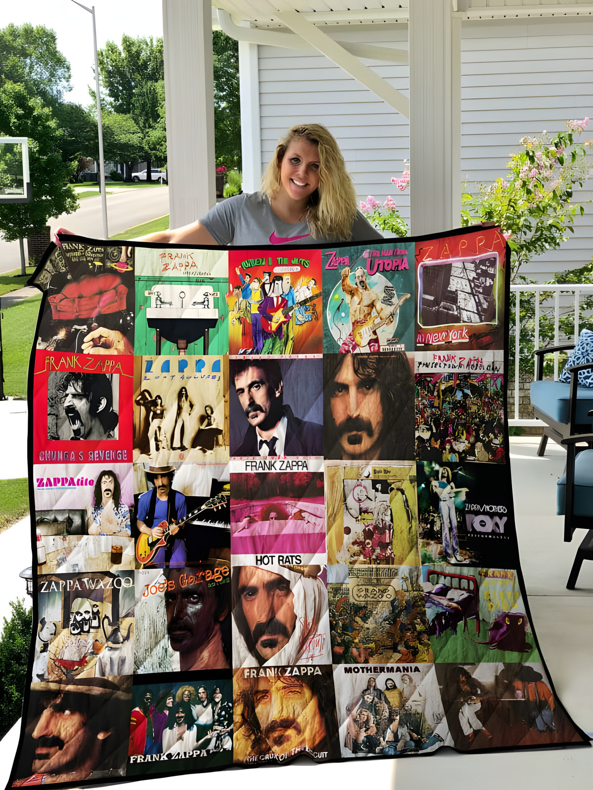 Frank Zappa 1 Quilt