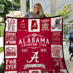 Alabama Crimson Tide 3 Quilt