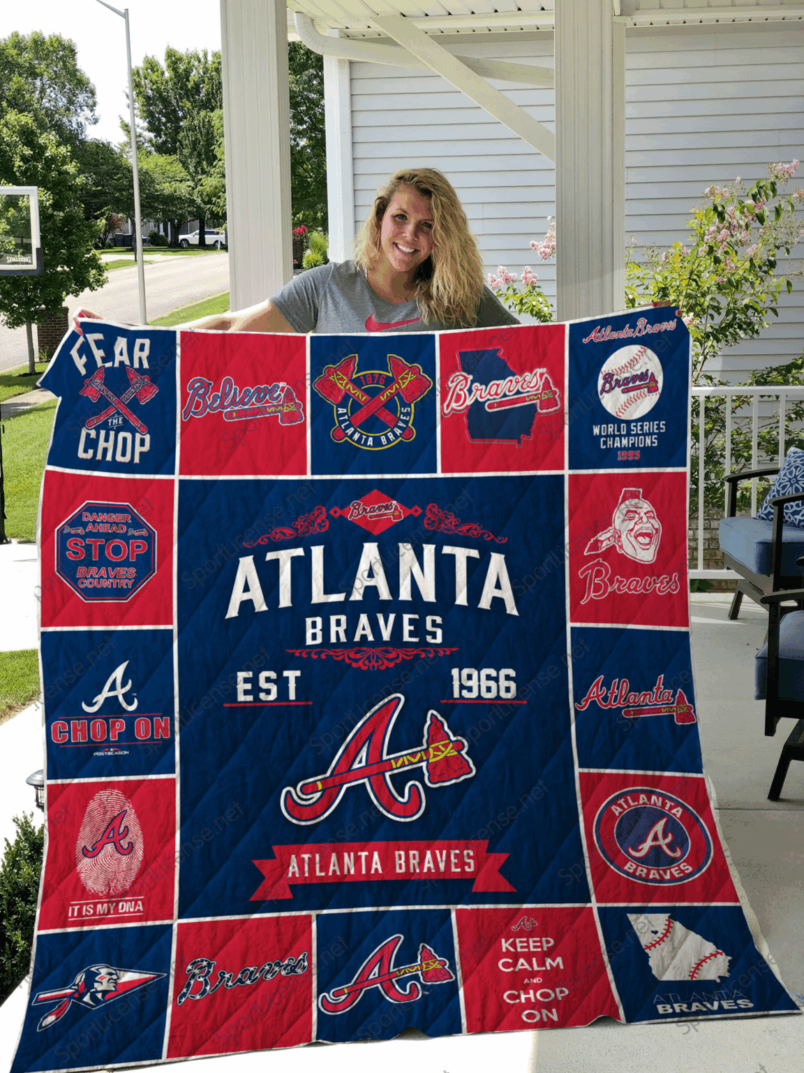 Atlanta Braves Lover Quilt 1 Atlanta Braves Lover Quilt