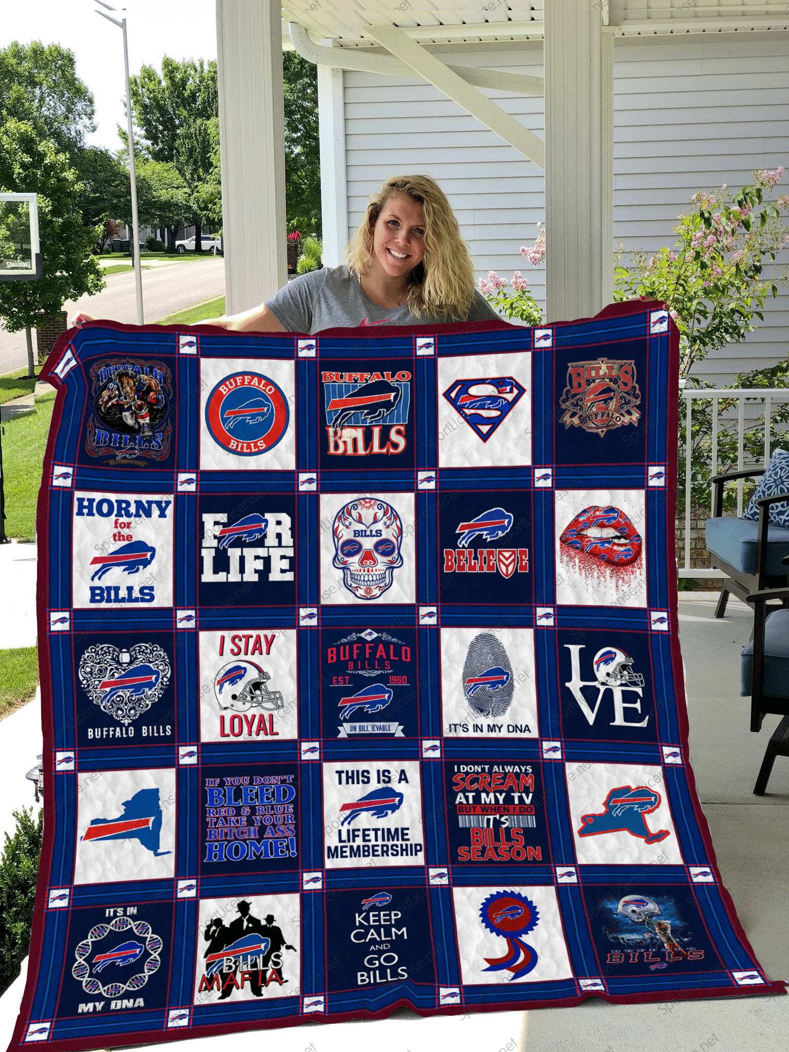 Buffalo Bills Lover Quilt 1 Buffalo Bills Lover Quilt