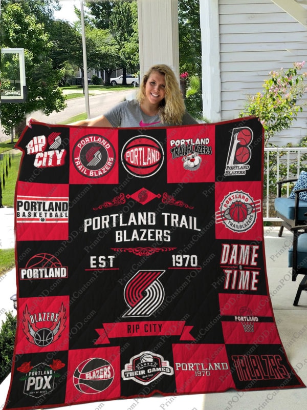 Portland Trail Blazers 1 Quilt 1 Portland Trail Blazers 1 Quilt