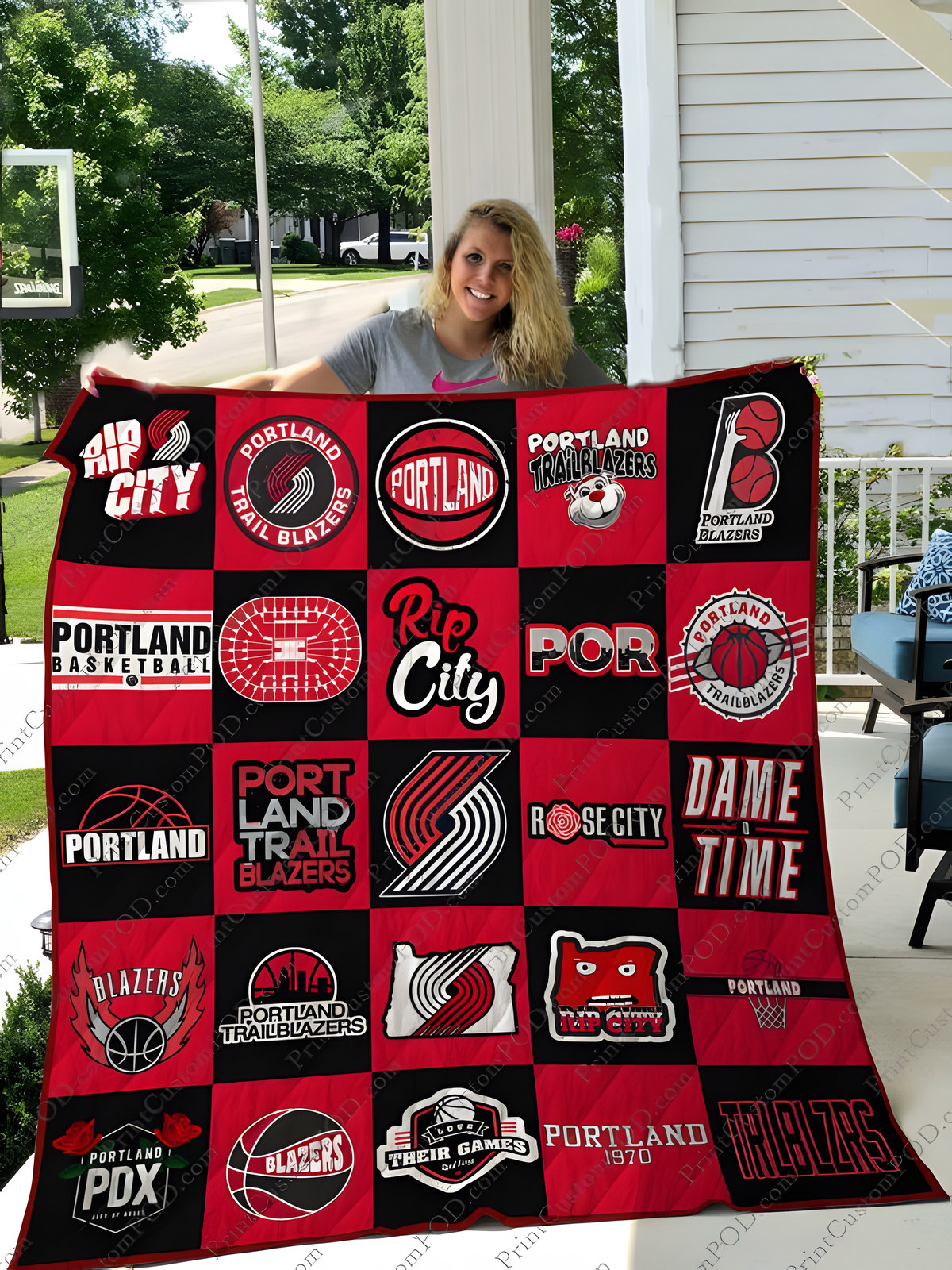 Portland Trail Blazers 2 Quilt