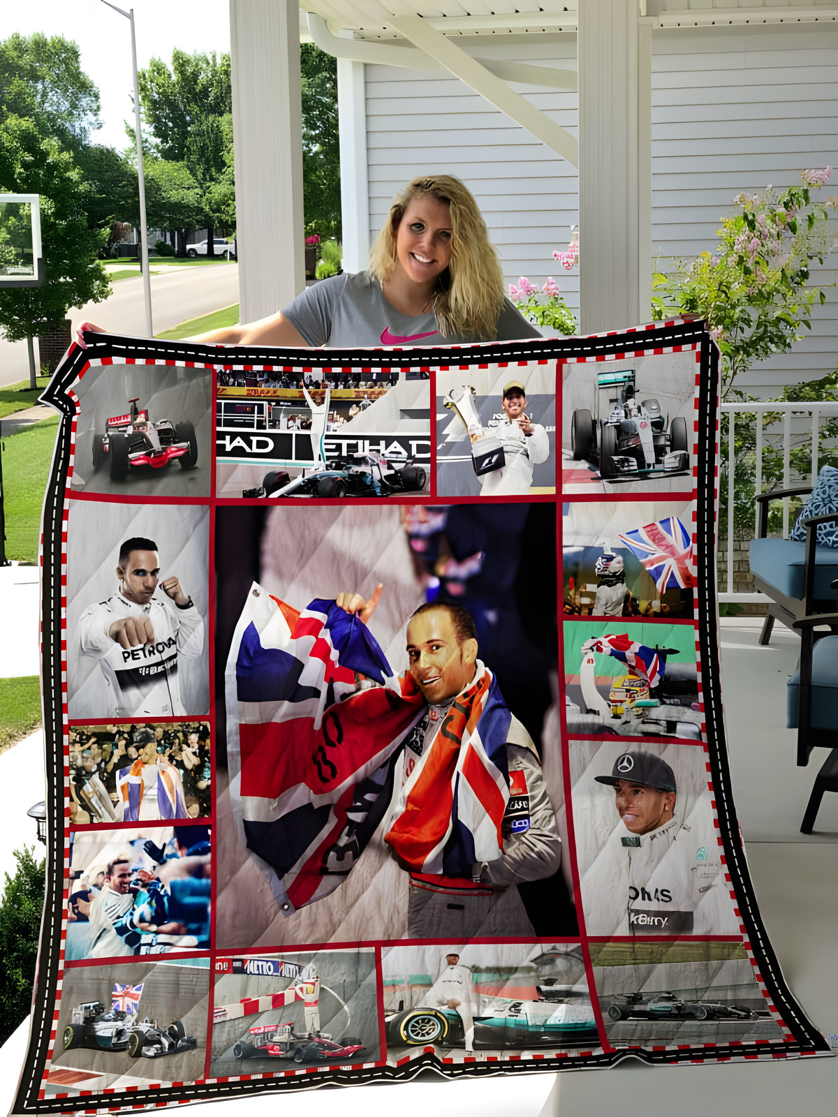 Lewis Hamilton Quilt