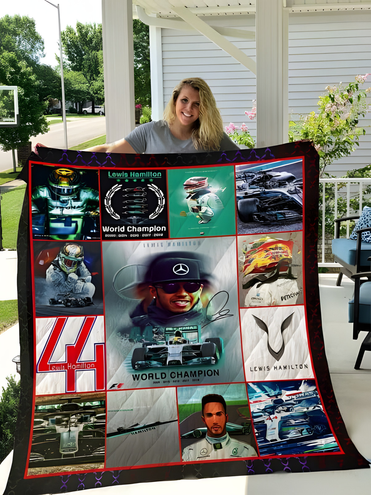 Sir Lewis Hamilton Quilt