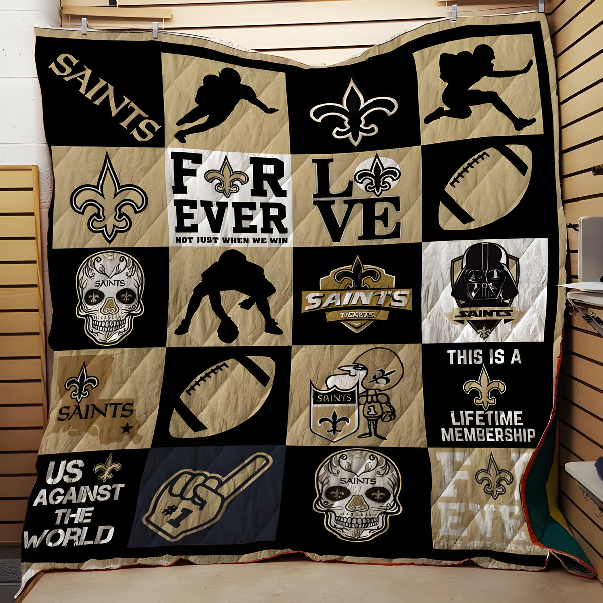 New Orleans Saints Quilt