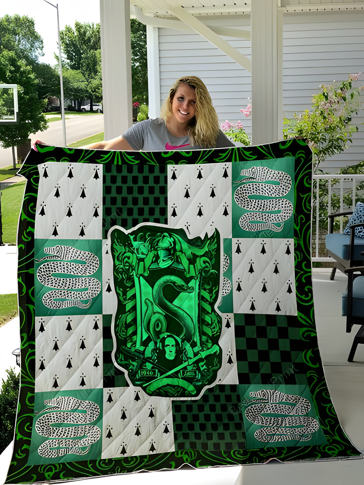 Slytherin Harry Potter 1 Quilt
