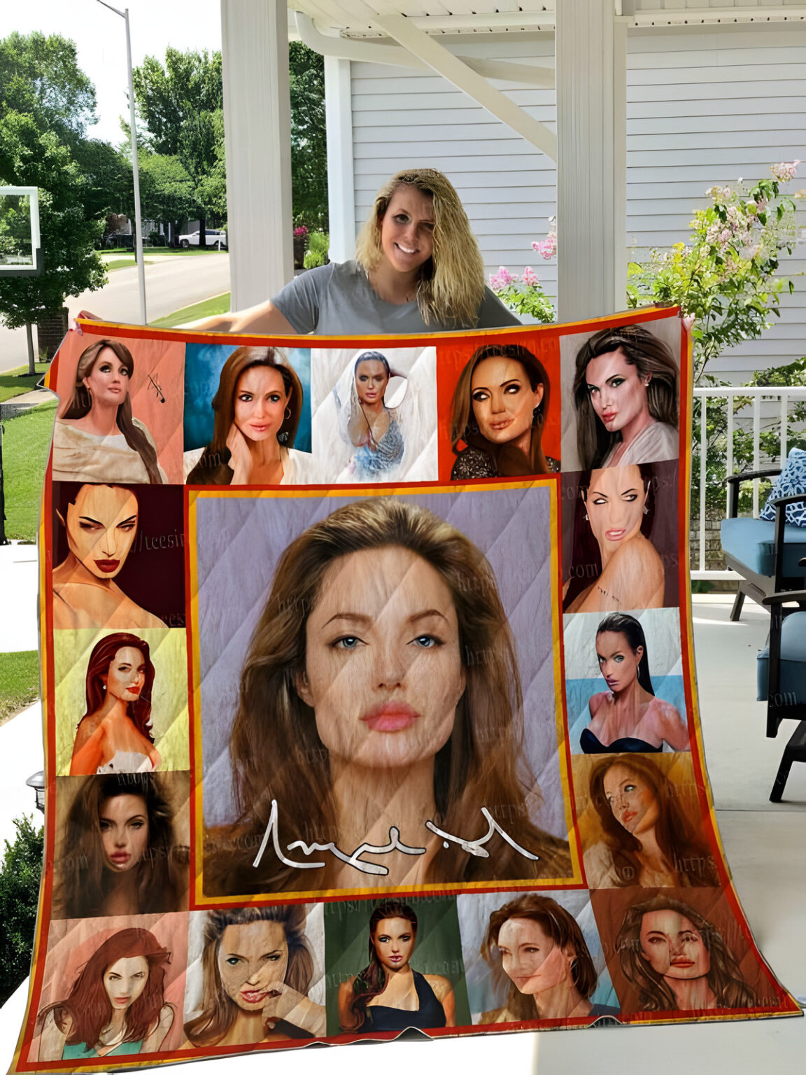 Angelina Jolie Lover Quilt 1 Angelina Jolie Lover Quilt