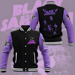 Black Sab Bath Baseball Jacket