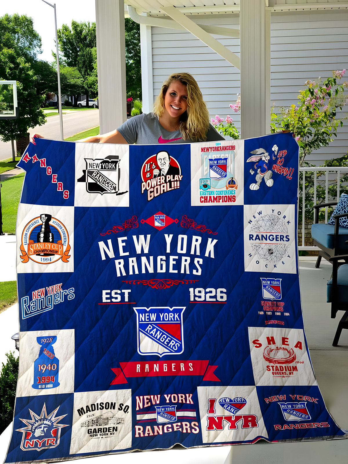 New York Rangers Quilt