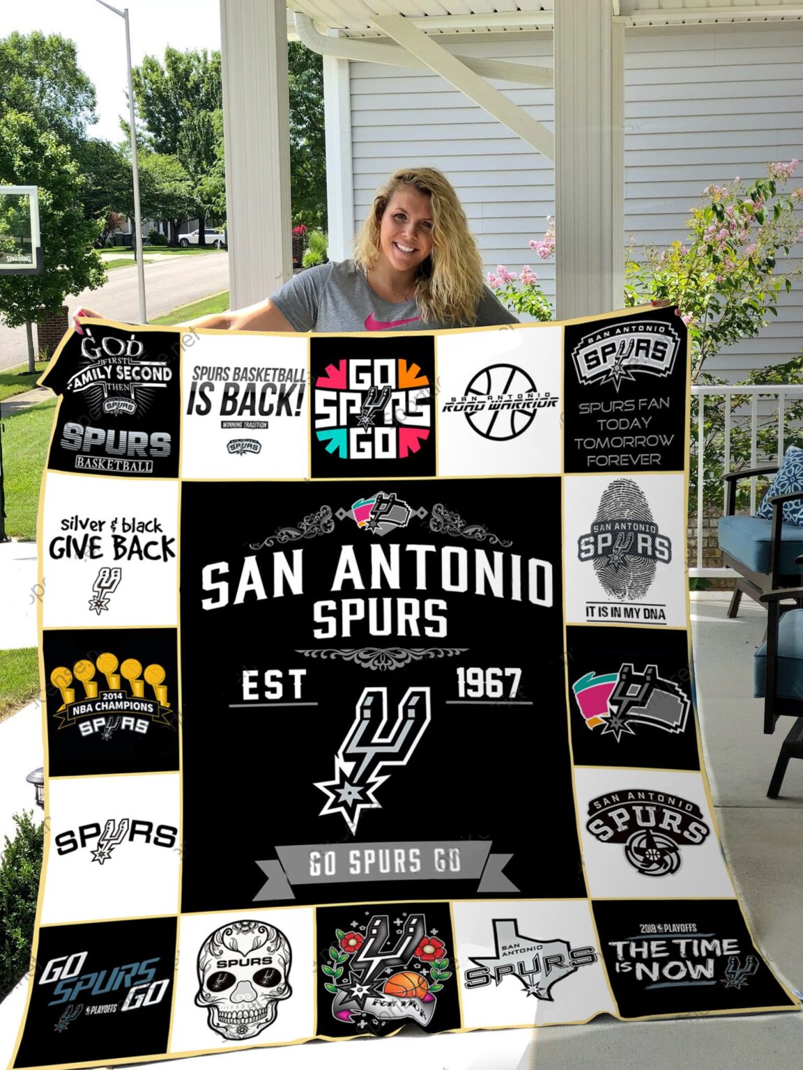 San Antonio Spurs Quilt 1 San Antonio Spurs Quilt