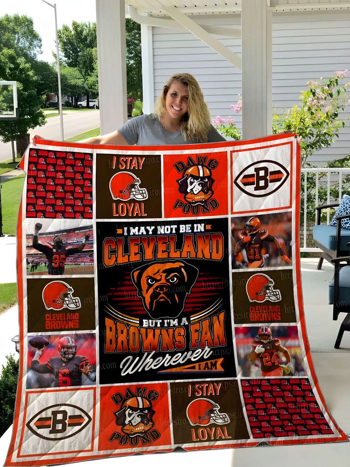 Cleveland Browns Lover Quilt 1 Cleveland Browns Lover Quilt