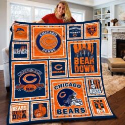 Chicago Bears 4 Quilt