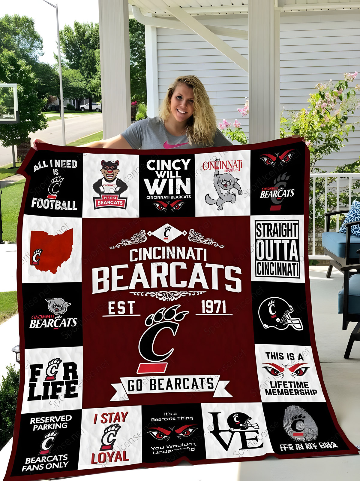 Cincinnati Bearcats Quilt