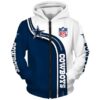 Dallas Cowboys 4 Zip Hoodie 3D