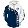 Dallas Cowboys 4 Zip Hoodie 3D