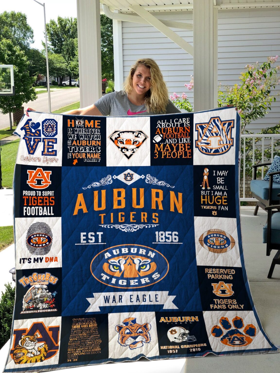 Auburn Tigers Quilt 1 Auburn Tigers Quilt