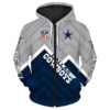 Dallas Cowboys 5 Zip Hoodie 3D