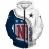Dallas Cowboys 7 Zip Hoodie 3D