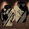 New Orleans Saints 5 Zip Hoodie 3D