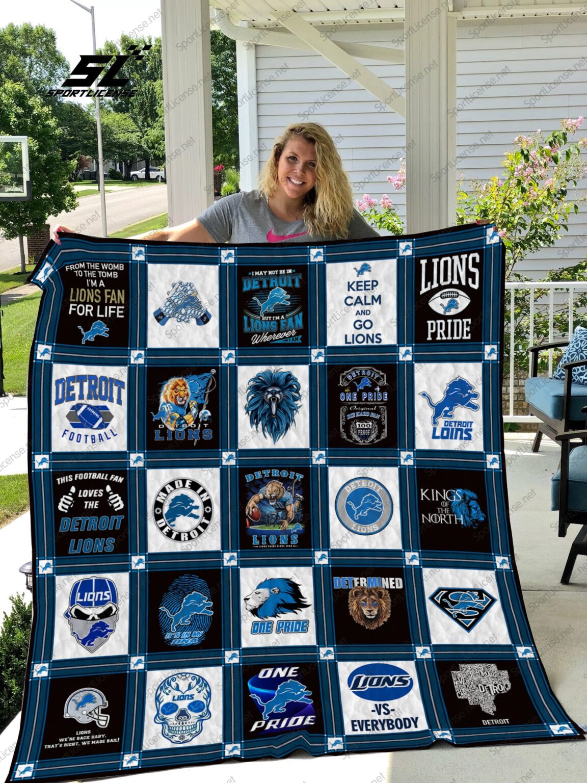 Detroit Lions 1 Quilt 1 Detroit Lions 1 Quilt