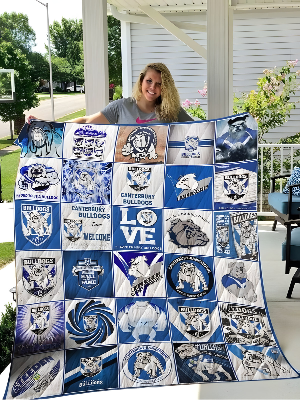 Canterbury Bankstown Bulldogs Quilt
