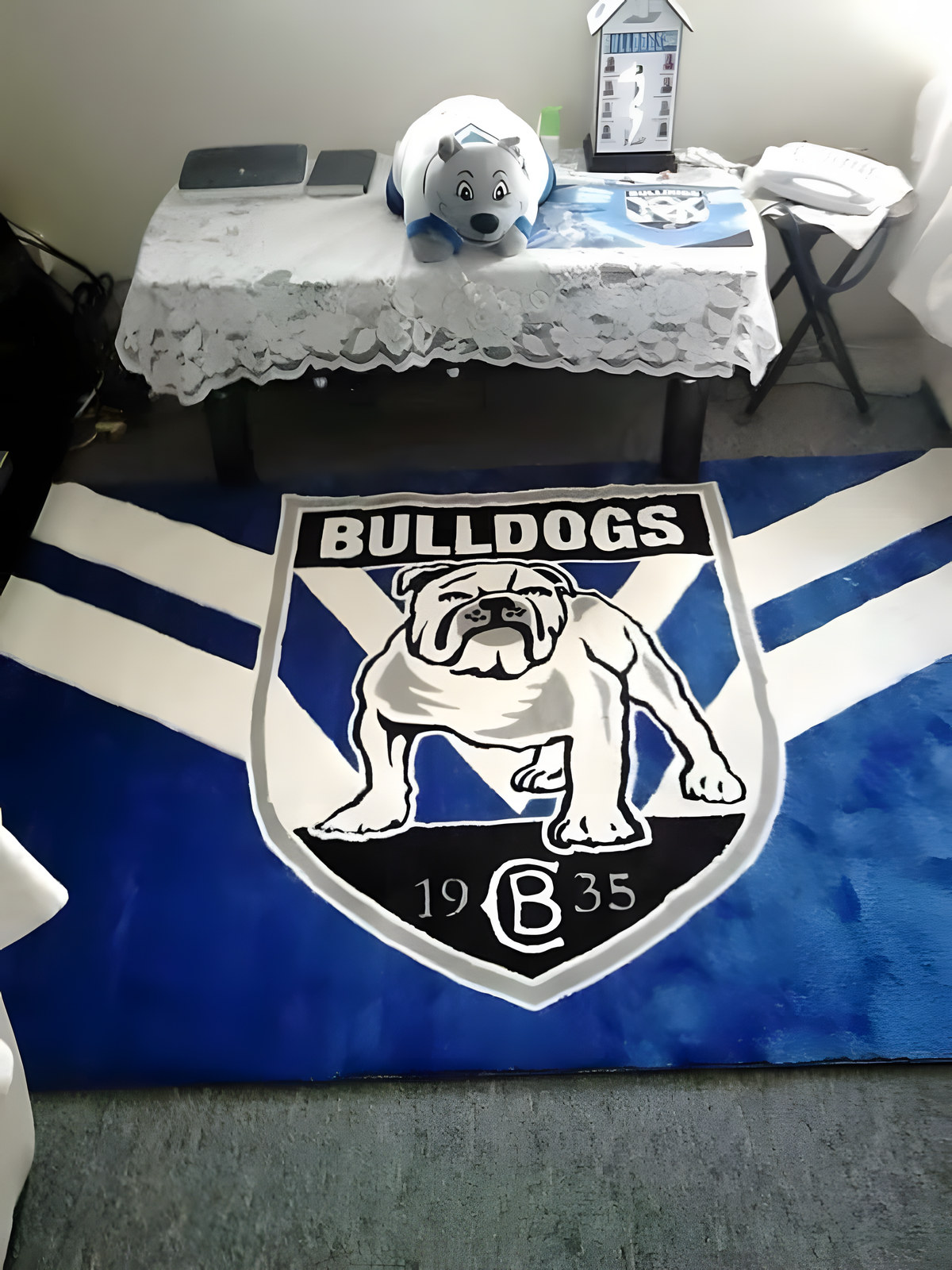 Canterbury Bankstown Bulldogs Area Rug
