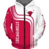 Chicago Bulls Zip Hoodie 3D