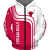 Chicago Bulls Zip Hoodie 3D