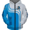 Dallas Mavericks Zip Hoodie 3D