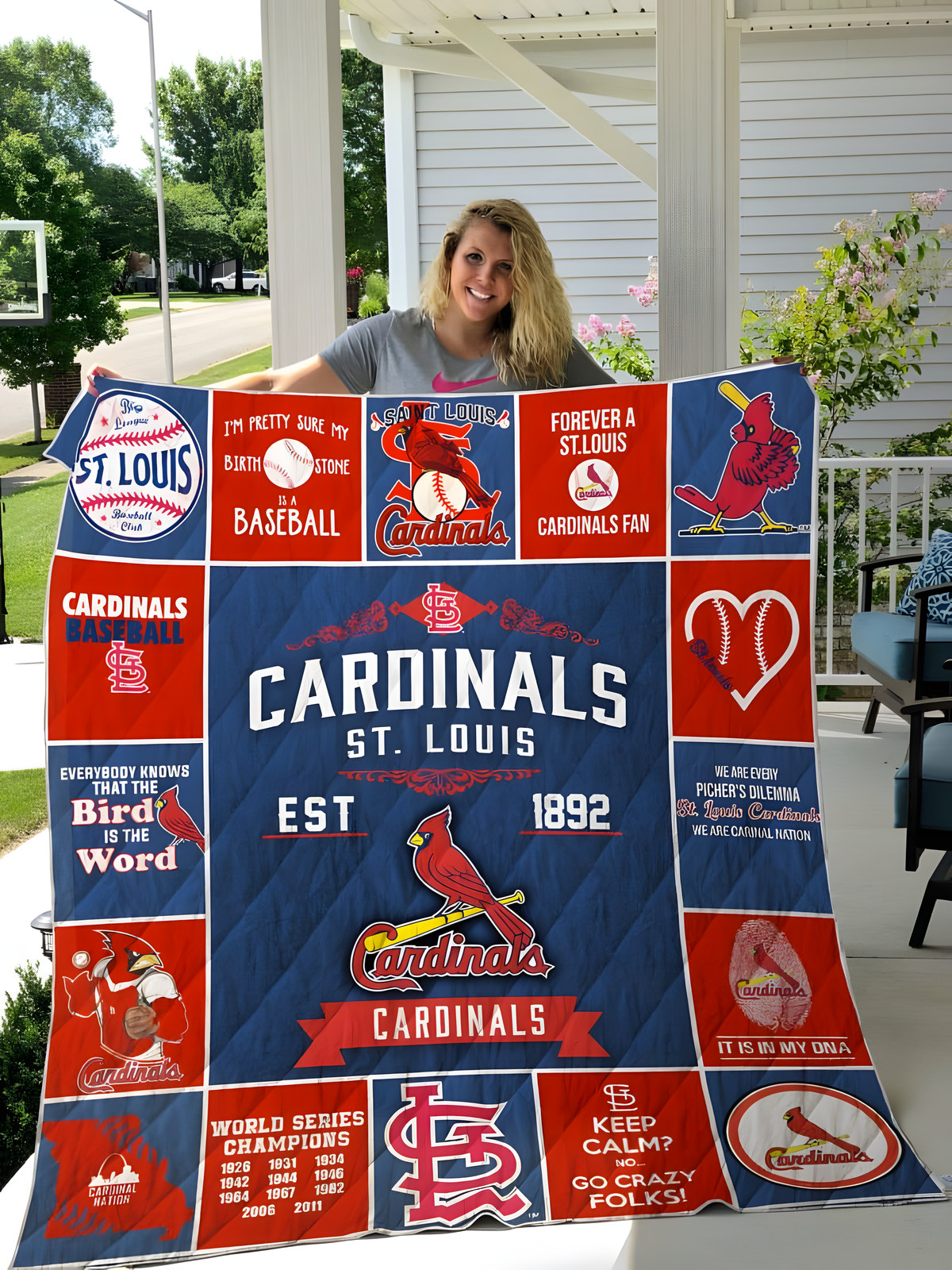 St Louis Cardinals 1 Quilt