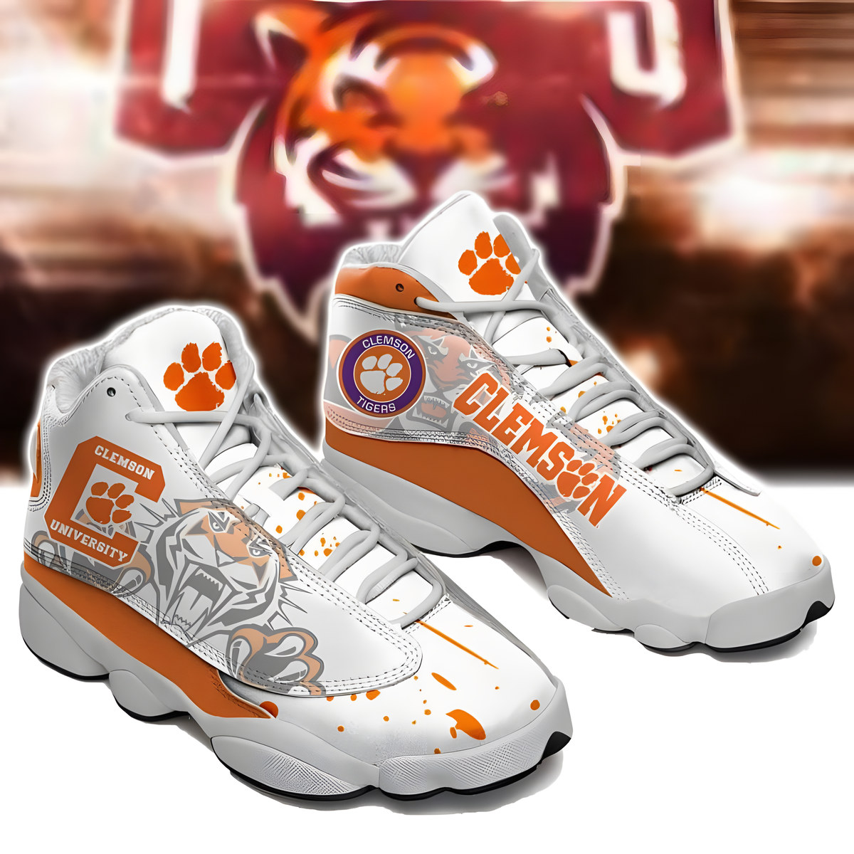 Clemson Tiger Jordan 13 Shoes