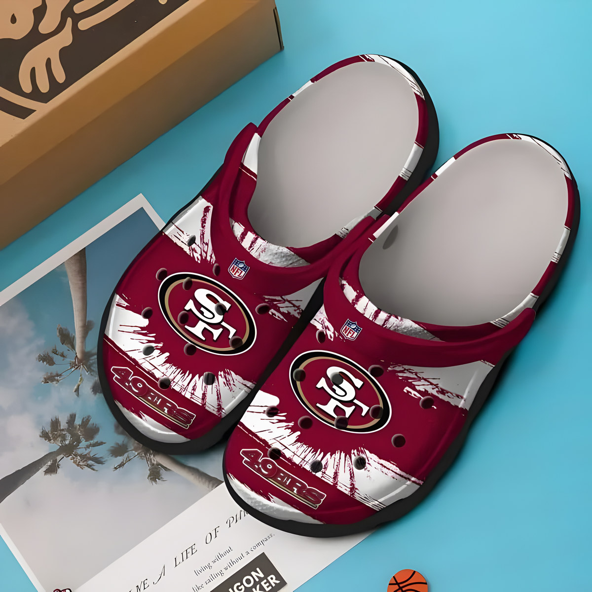 San Francisco 49Ers Lover Soft Clogs