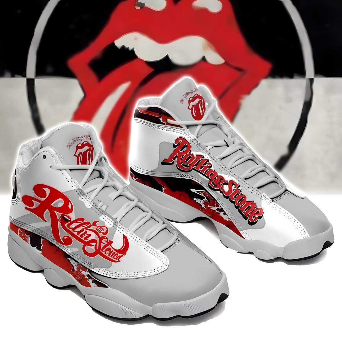 The Rolling Stones 1 Jordan 13 Shoes