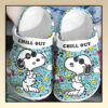 Snoopy Soft Clogs Personalized
