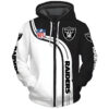 Las Vegas Raiders 2 Zip Hoodie 3D