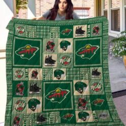 Minnesota Wild 4 Quilt