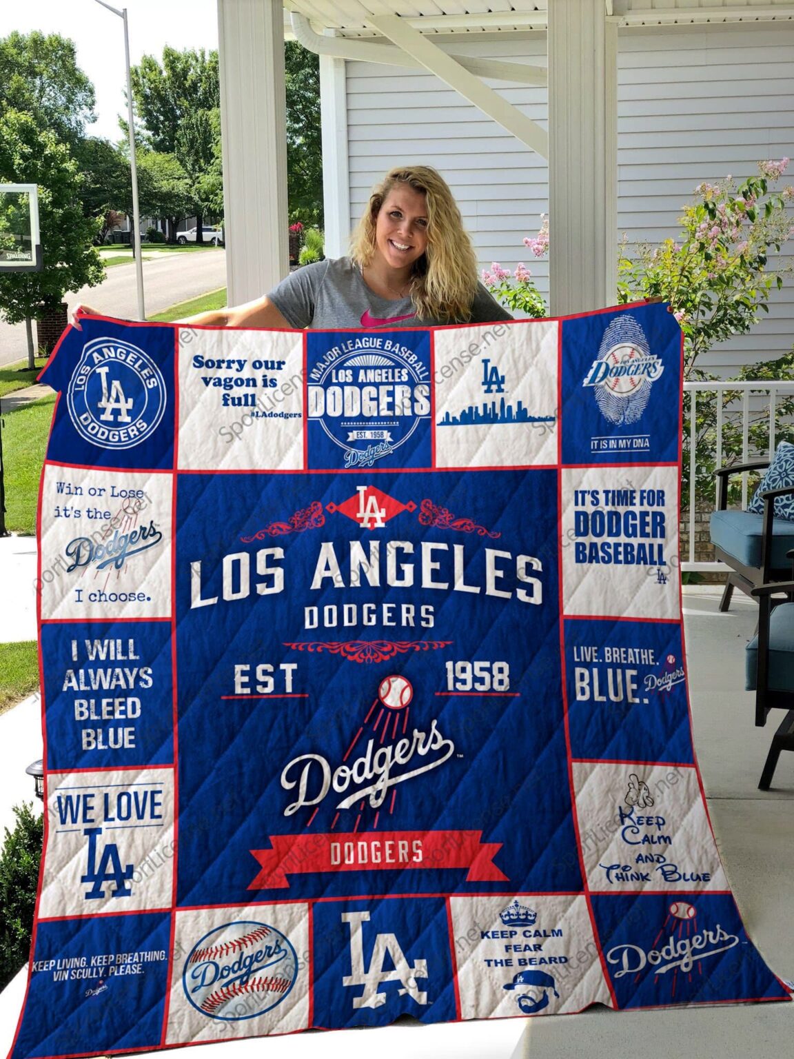 Los Angeles Dodgers Quilt 1 Los Angeles Dodgers Quilt