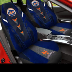New York Mets Leather Seat Covers