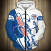 Toronto Blue Jays 1 Zip Hoodie 3D